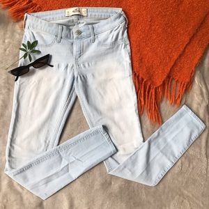 Hollister Light Wash Low Rise Jeans